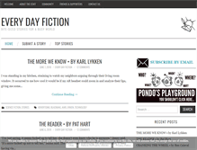 Tablet Screenshot of everydayfiction.com